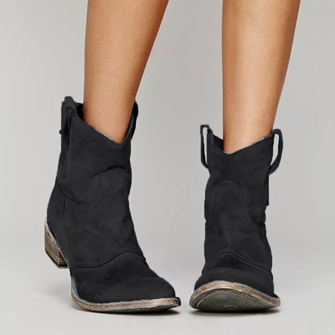 Camille | Chic Suede Ankle Boots