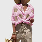 Coralie Airy Summer Blouse Pink