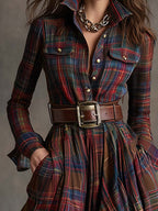 Shirt dress detail