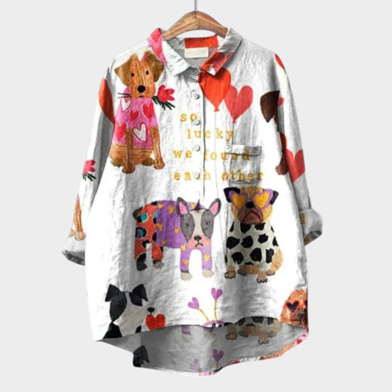 Delphine blouse print 1