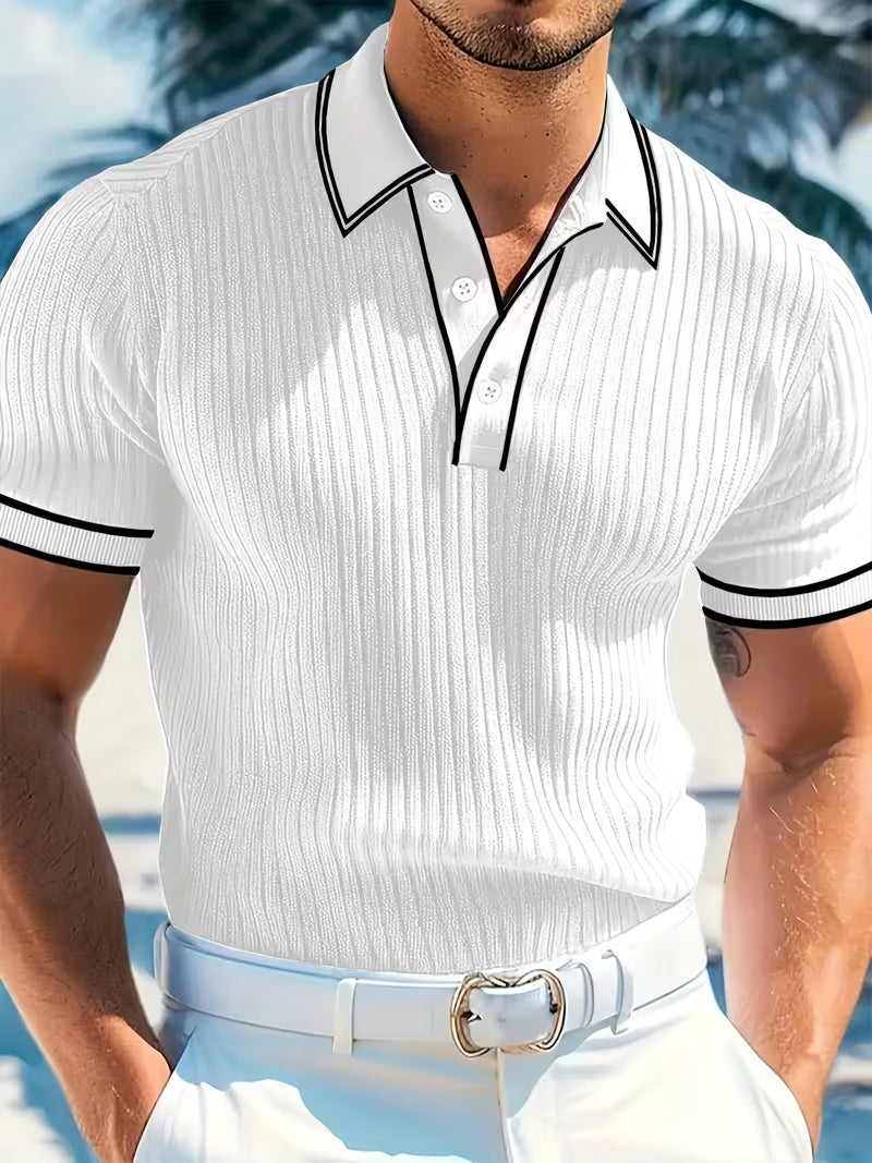 Polo shirt in white