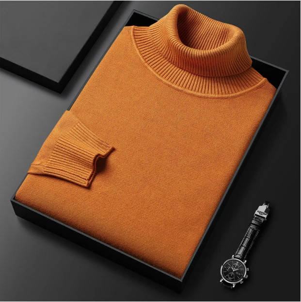 Men's Premium Turtleneck Sweater