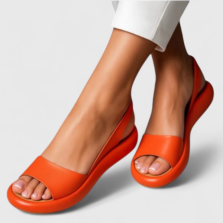 Marisol Orthopedic Sandals Orange