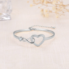 Elegant Infinity Heart Bracelet for Women