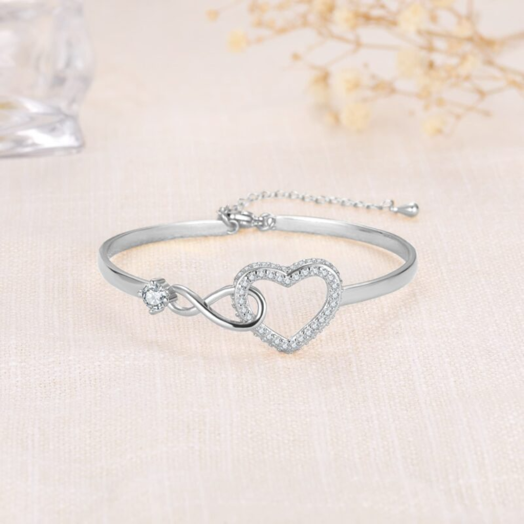 Elegant Infinity Heart Bracelet for Women