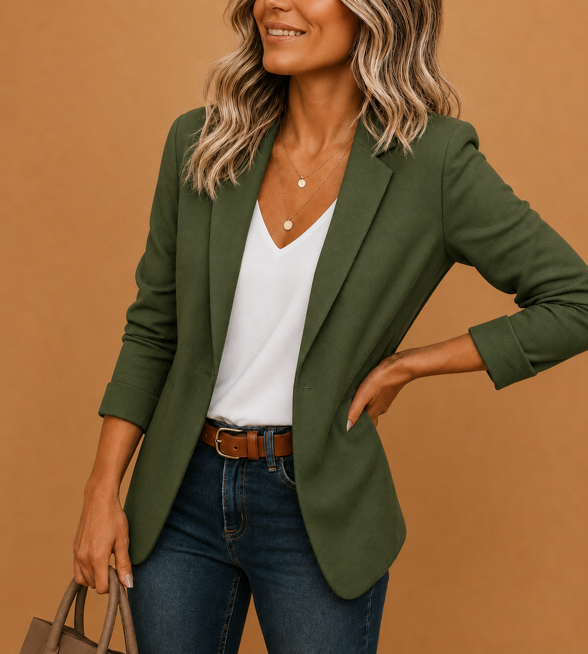 Adeline Blazer Green