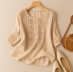 Delphine Blouse - Blush