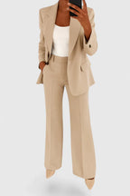 Celeste Suit Set Beige