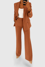 Celeste Suit Set Brown