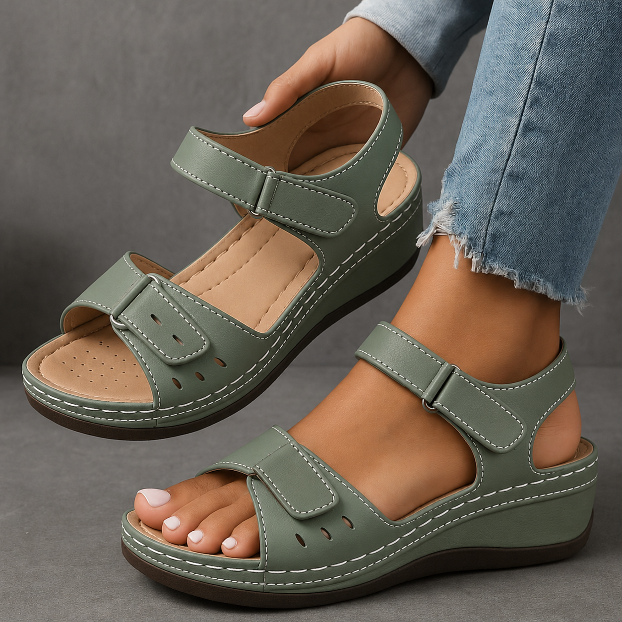 Marlowe | Orthopedic Sandals with Wedge Heel