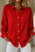 Vivienne | Elegant Button Blouse