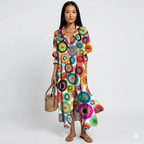 Midi Length Elegant Boho Dress