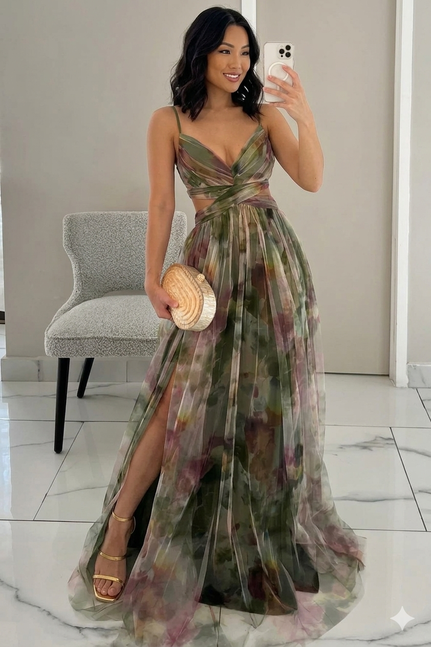 Summer Maxi Wedding Guest Dress