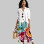 Midi Length Elegant Boho Dress