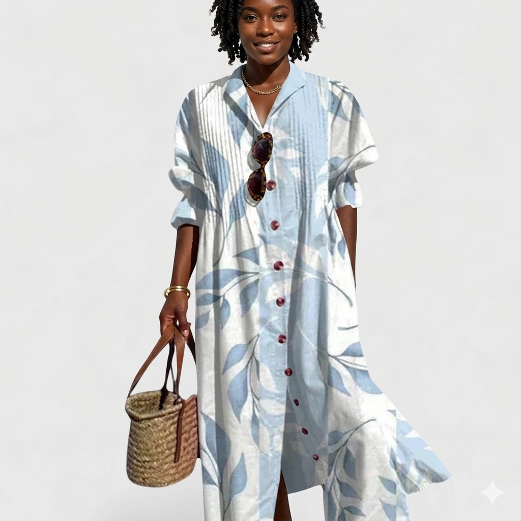 Midi Length Elegant Boho Dress