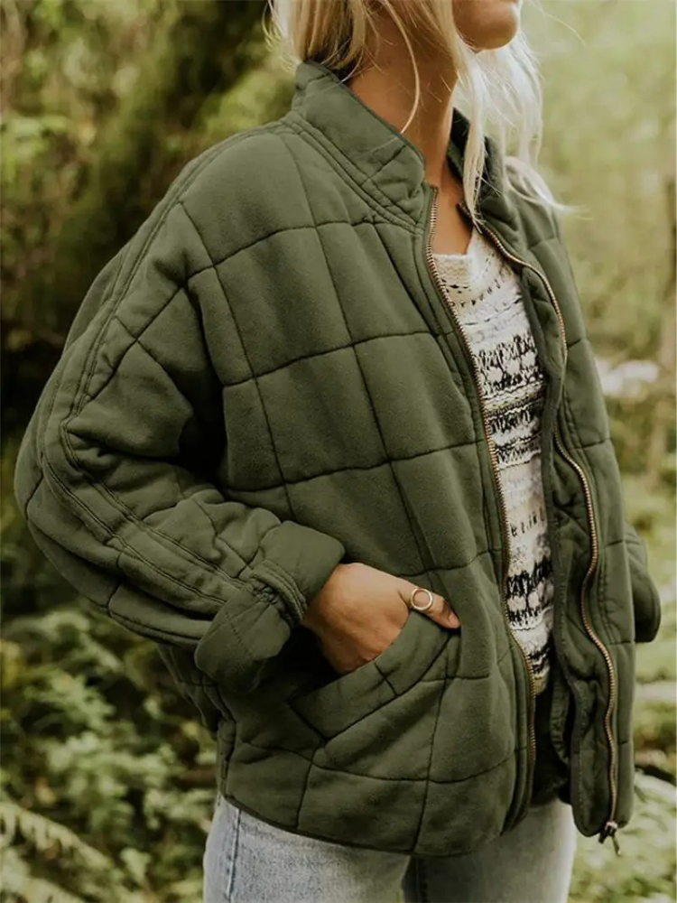Women's Oversized Bomber Jacket