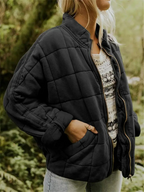 Women's Oversized Bomber Jacket