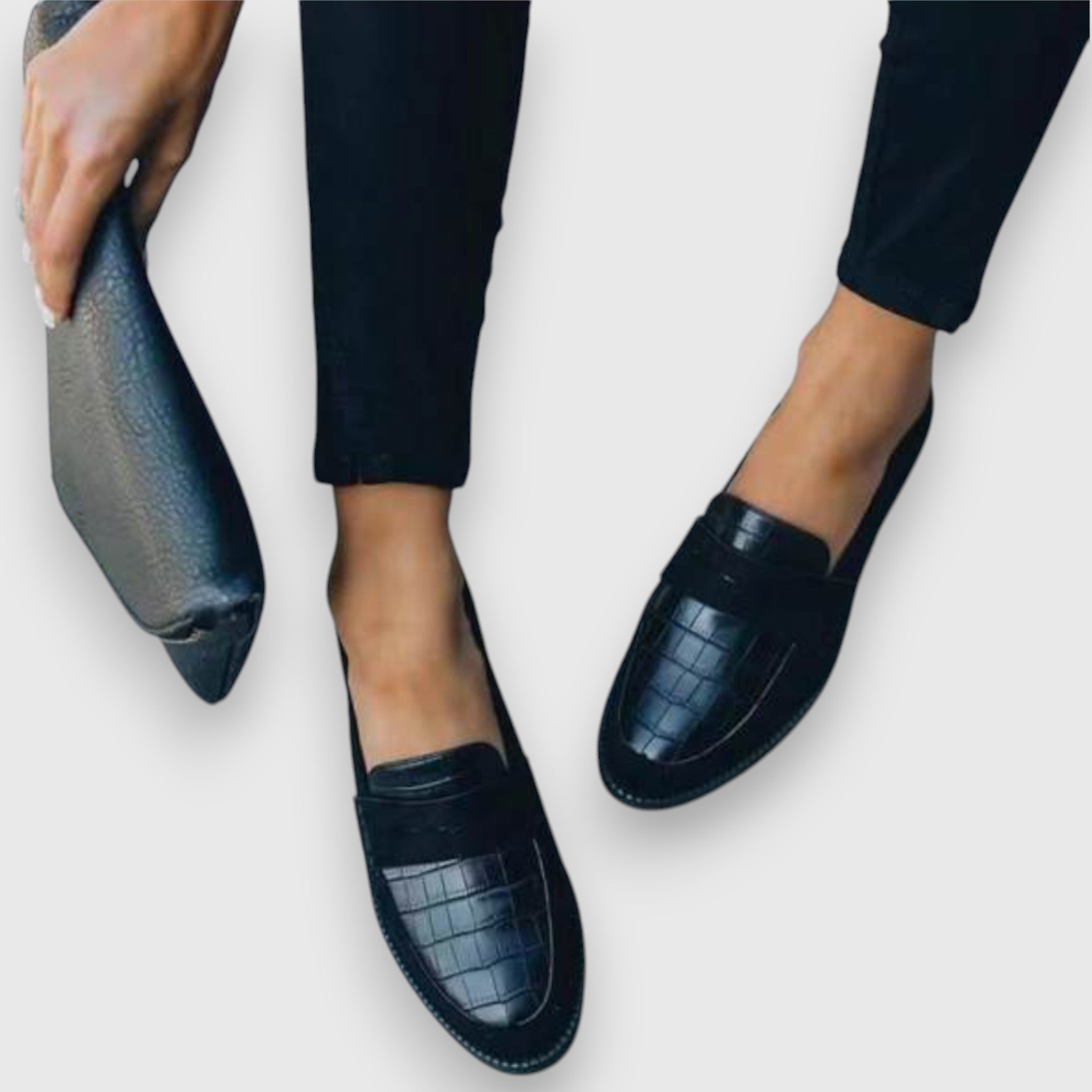 Delphine Orthopedic Loafers Black