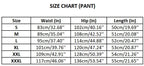 Men's Relaxed Linen Summer Shorts - Size Chart