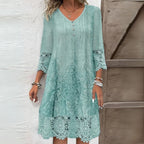 Coralie Midi Dress - Green