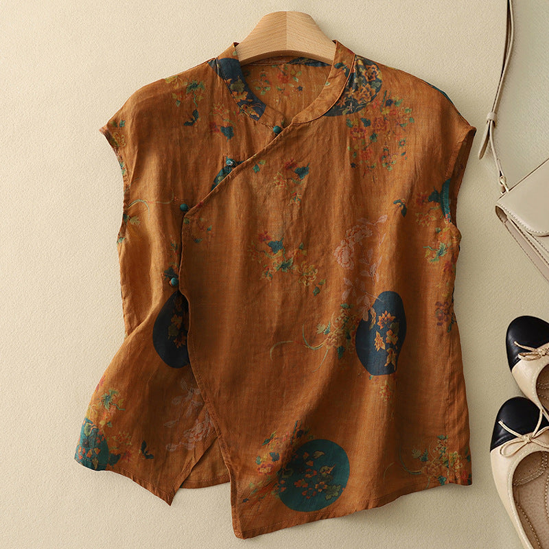 Juniper | Vintage Floral Sleeveless Top