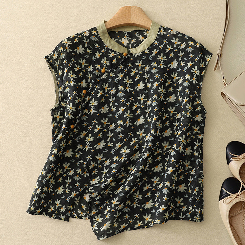 Juniper | Vintage Floral Sleeveless Top