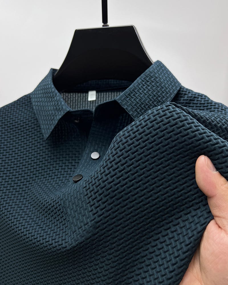 Polo shirt in navy blue