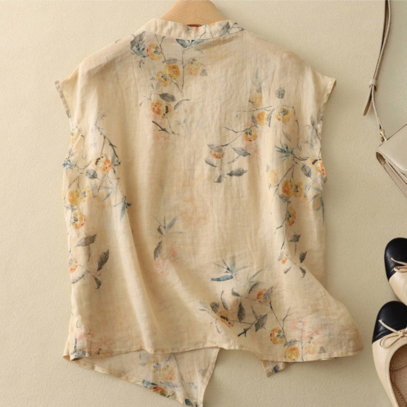 Juniper | Vintage Floral Sleeveless Top
