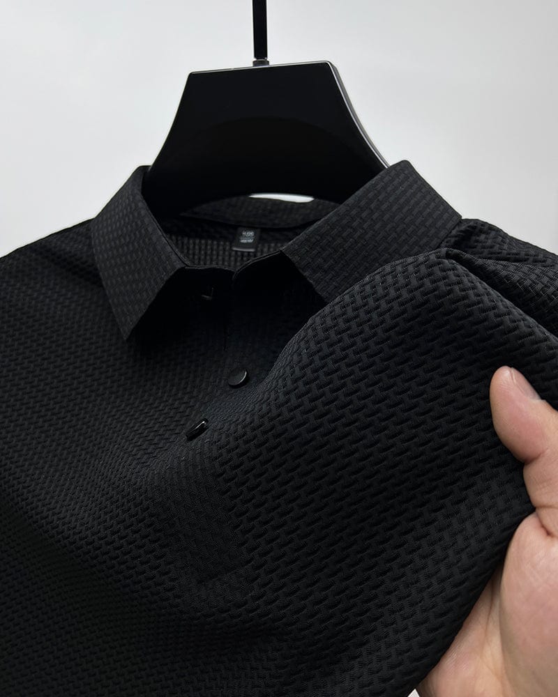 Polo shirt in black