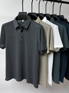 Polo shirt mesh fabric detail