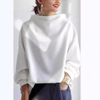 Solene Sophisticated Top White