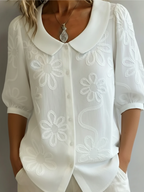 Blouse in white