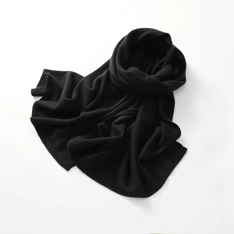 Cashmere Scarf Black