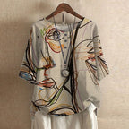 Linnea | Retro-Inspired Floral Blouse