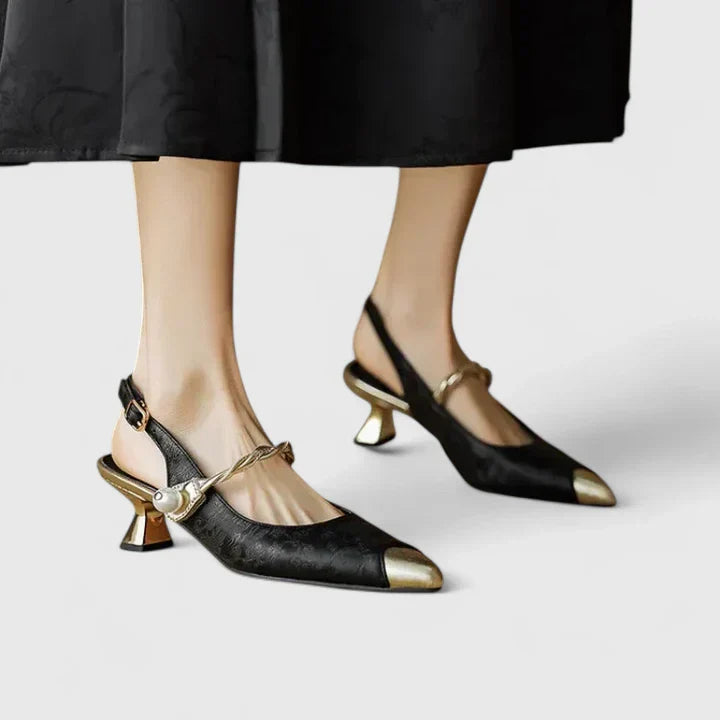 Aurelia Orthopedic Heels - Black