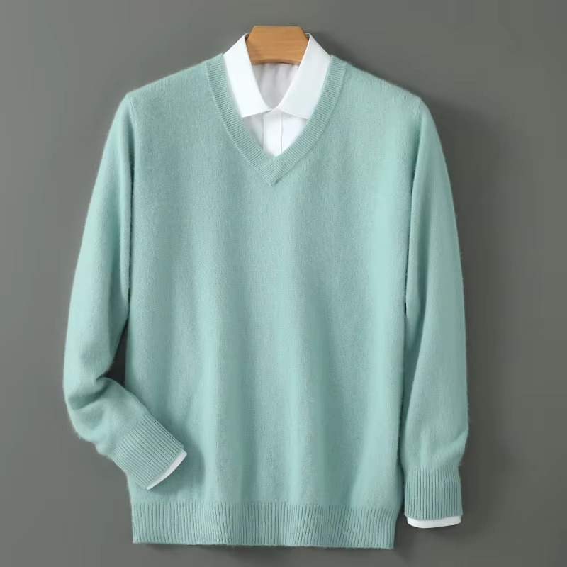 V Neck Sweater mint