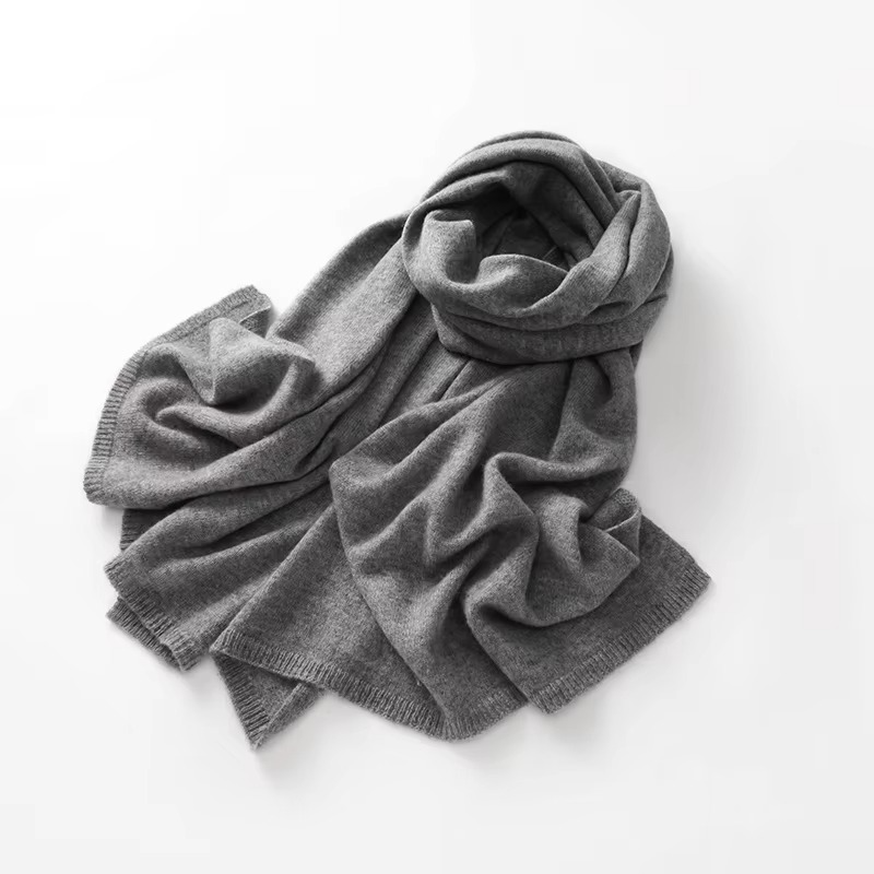 Cashmere Scarf Dark Gray