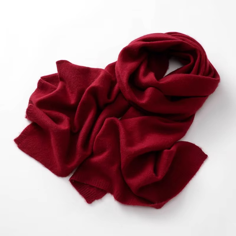 Cashmere Scarf Burgundy
