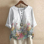 Linnea | Retro-Inspired Floral Blouse