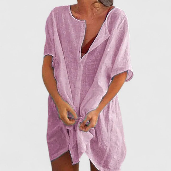 Marisol Tunic Dress Light Purple