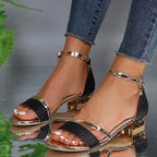 Alison Orthopedic Sandals Black