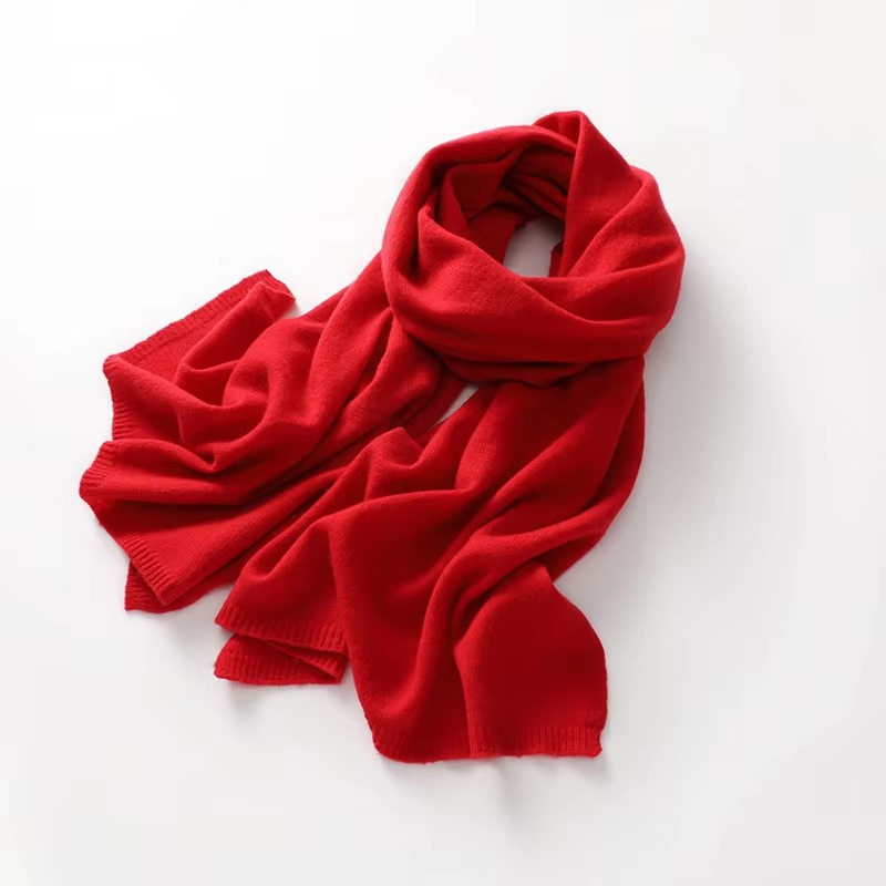 Cashmere Scarf Red