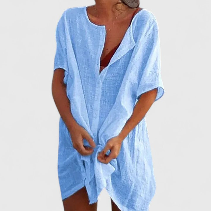 Marisol Tunic Dress Blue