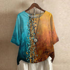 Linnea | Retro-Inspired Floral Blouse