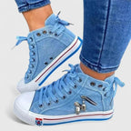 Solvera Orthopedic Shoes Denim Blue