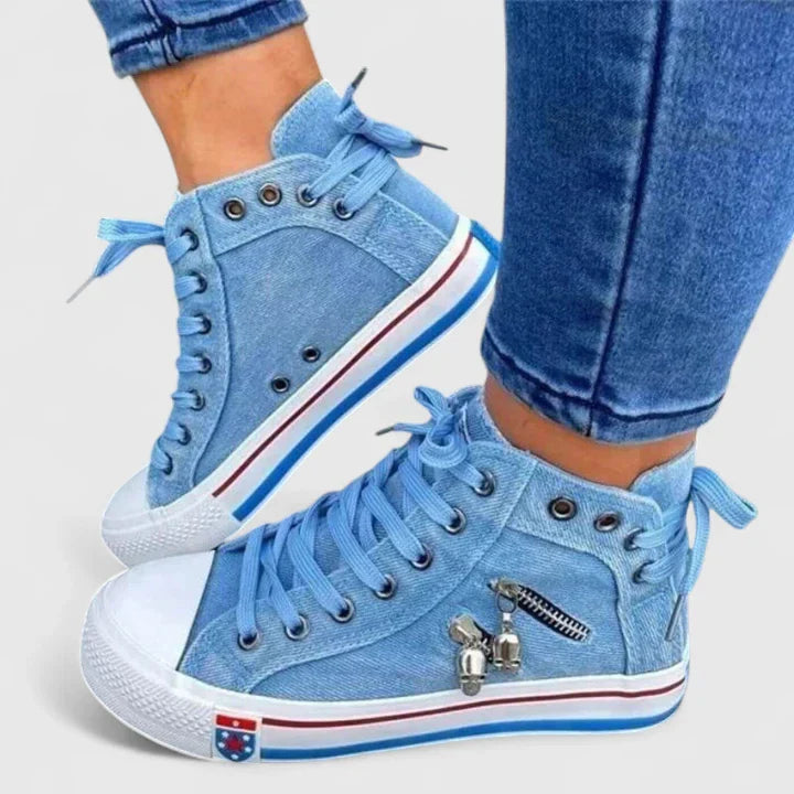 Solvera Orthopedic Shoes Denim Blue