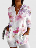 Celeste Sophisticated Blouse - White