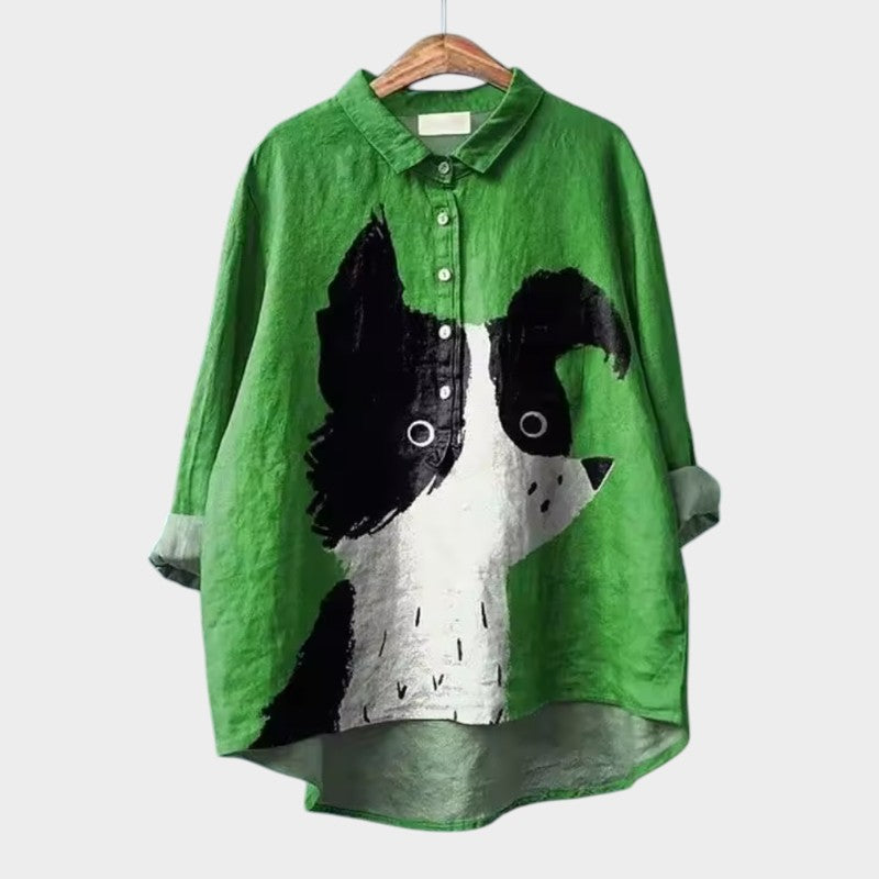 Delphine blouse print 4