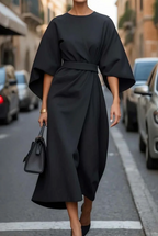 Genevieve | Elegant Dress with Lantern Sleeves
