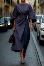 Genevieve | Elegant Dress with Lantern Sleeves